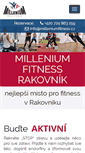 Mobile Screenshot of milleniumfitness.cz